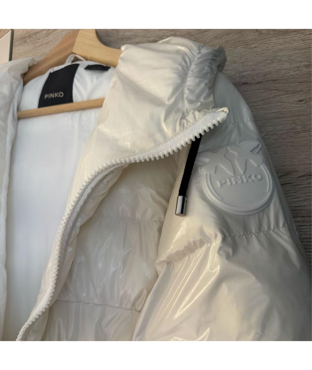 PINKO Белый пуховик, фото 3