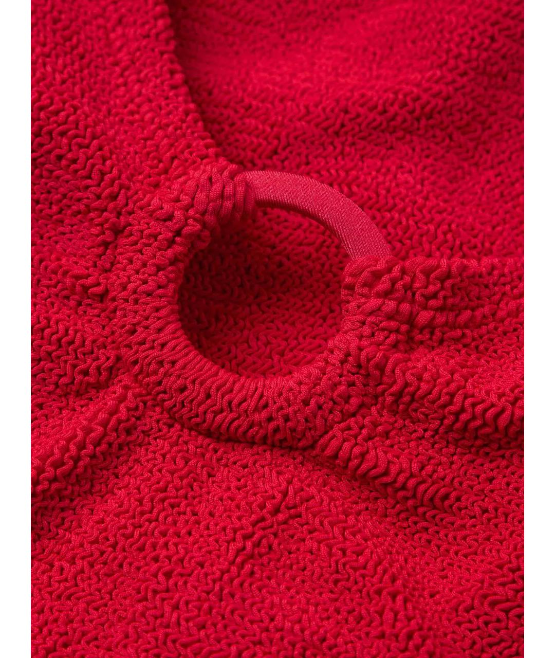 HUNZA G Красный купальник, фото 4