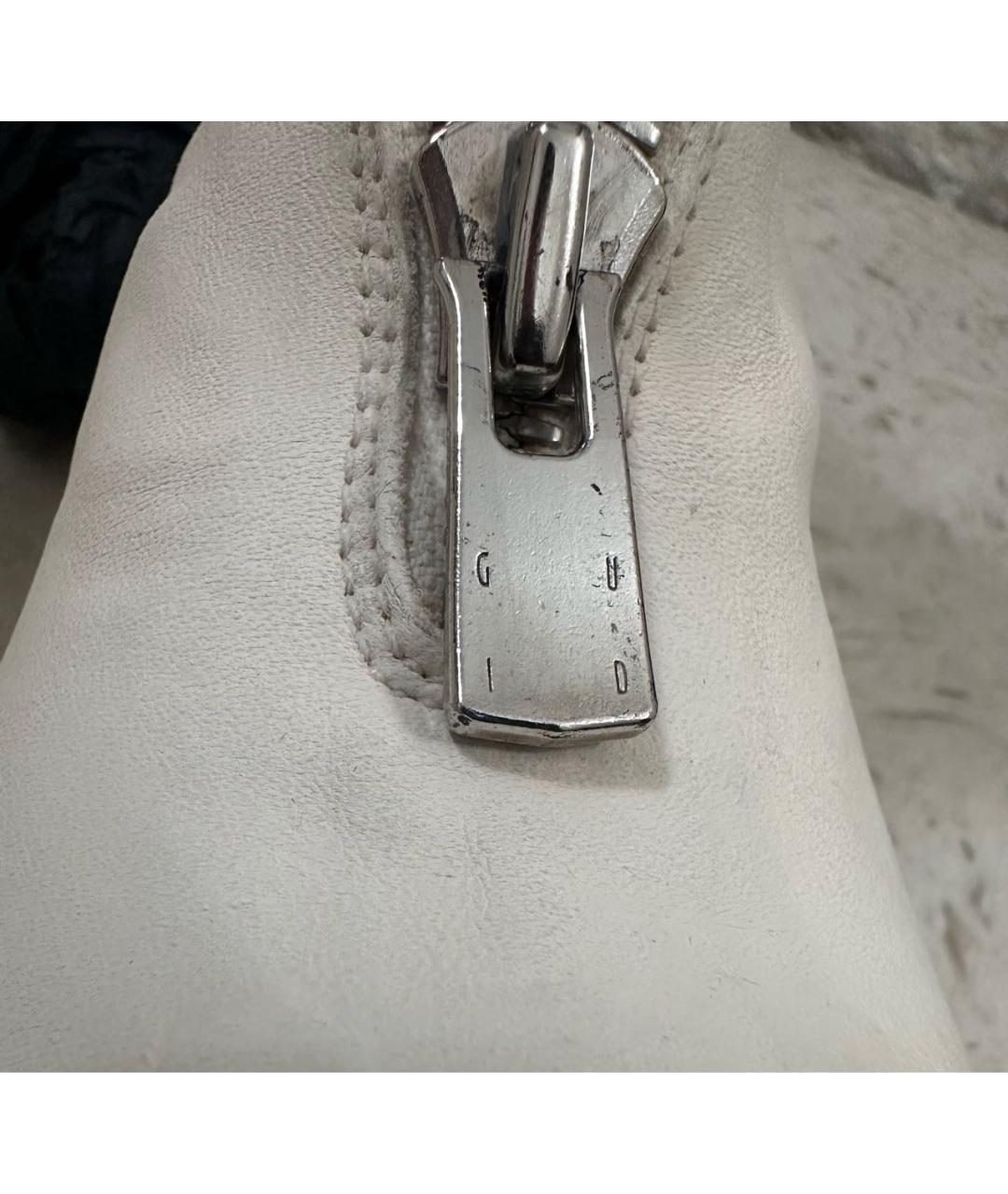 GUIDI Белые кожаные ботинки, фото 7
