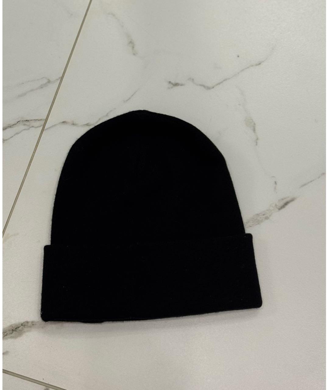 BRUNELLO CUCINELLI Черная кашемировая шапка, фото 4
