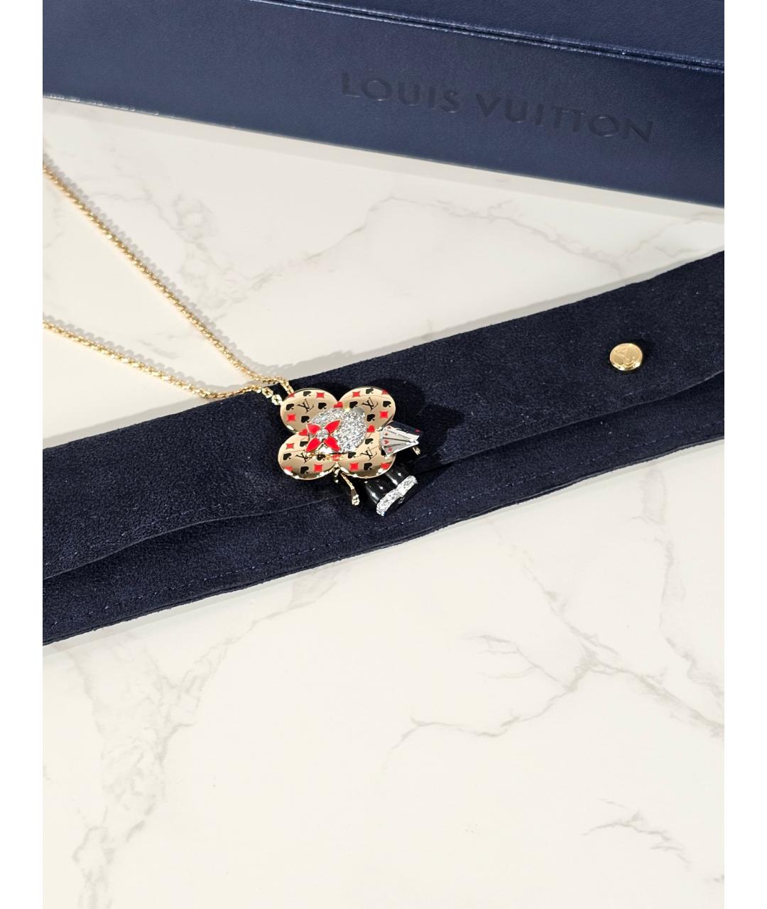 LOUIS VUITTON Золотая подвеска из желтого золота, фото 2