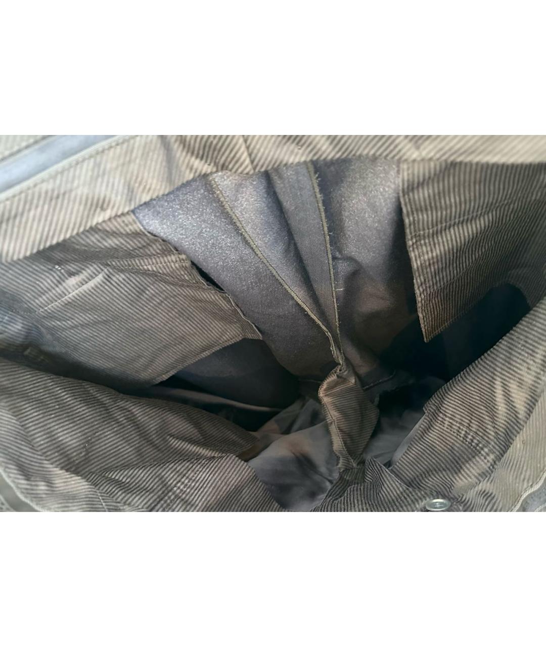 GIORGIO ARMANI Темно-синие шерстяные классические брюки, фото 5