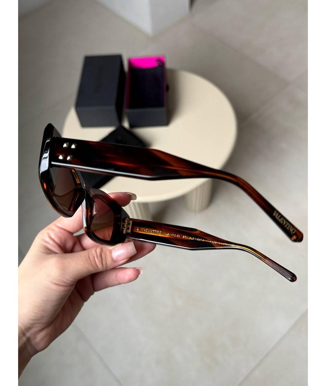 VALENTINO Мульти пластиковые солнцезащитные очки, фото 7