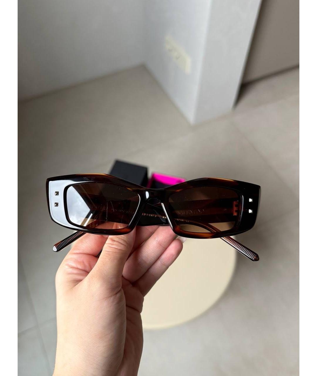 VALENTINO Мульти пластиковые солнцезащитные очки, фото 8