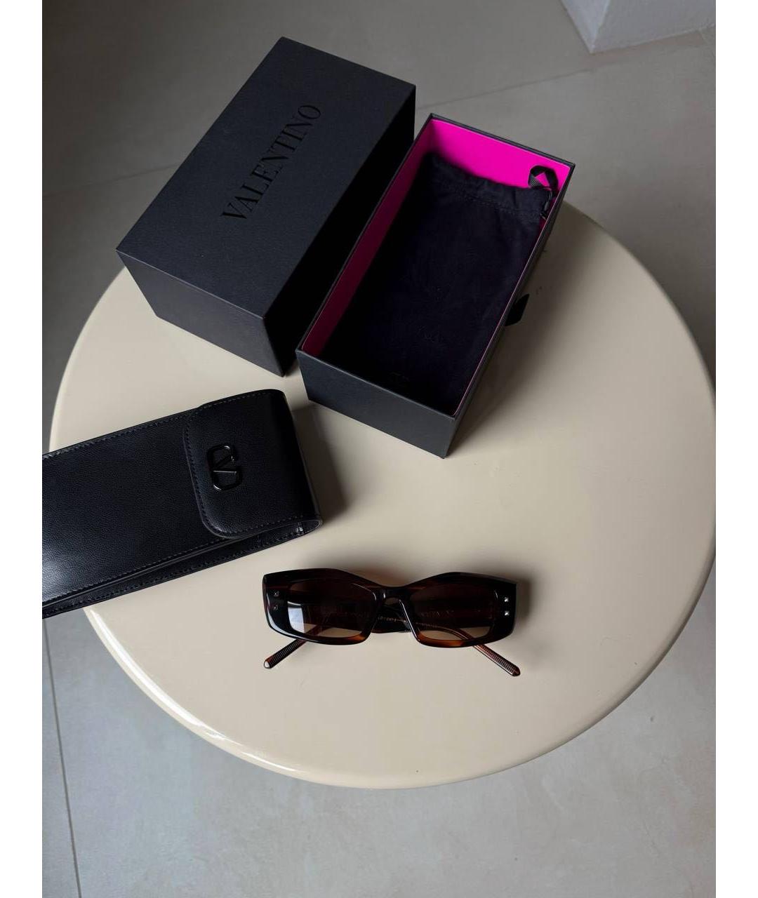 VALENTINO Мульти пластиковые солнцезащитные очки, фото 3