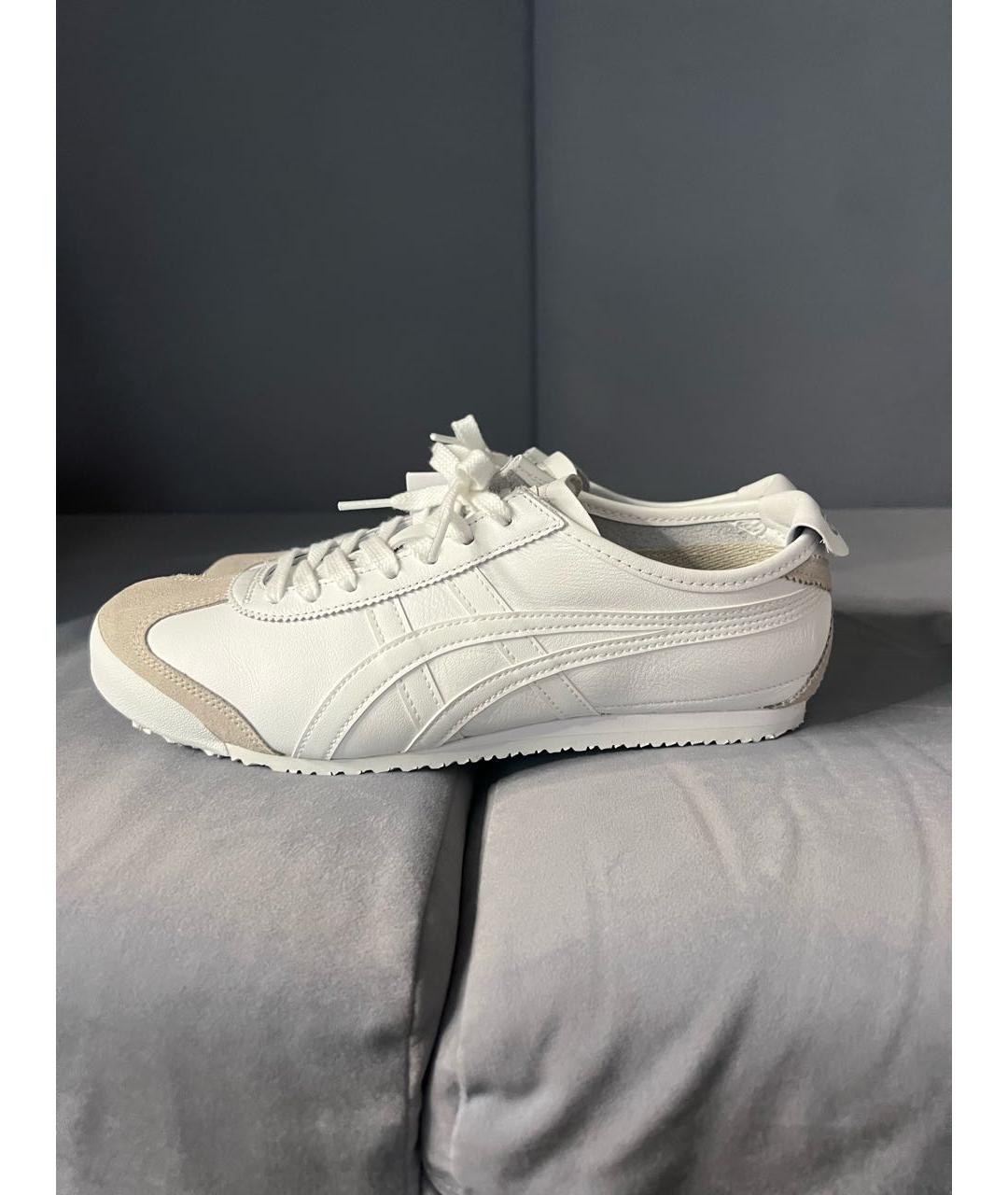 ONITSUKA TIGER Белые кожаные кеды, фото 5