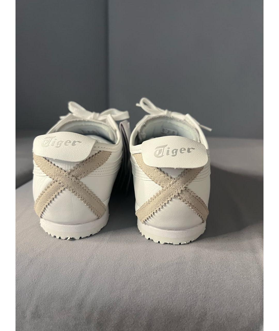 ONITSUKA TIGER Белые кожаные кеды, фото 4