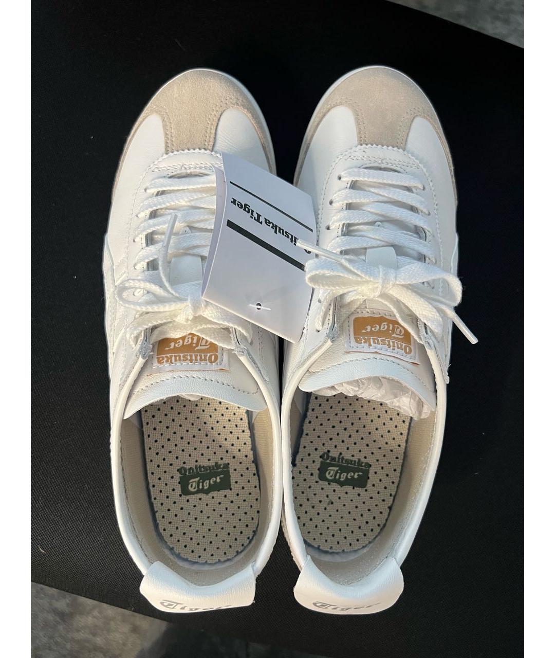 ONITSUKA TIGER Белые кожаные кеды, фото 3