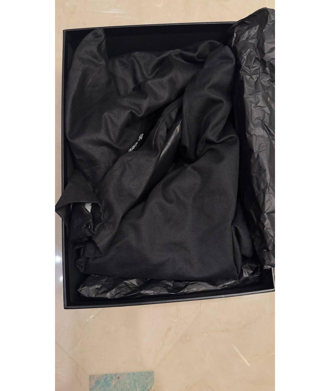 SAINT LAURENT Черные кожаные туфли, фото 6