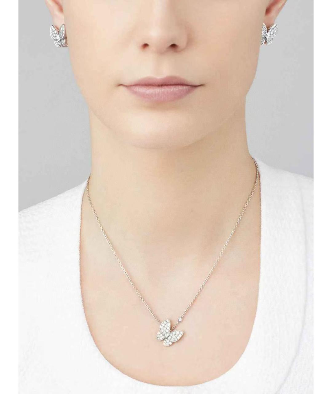 VAN CLEEF & ARPELS Серебряное колье из белого золота, фото 3