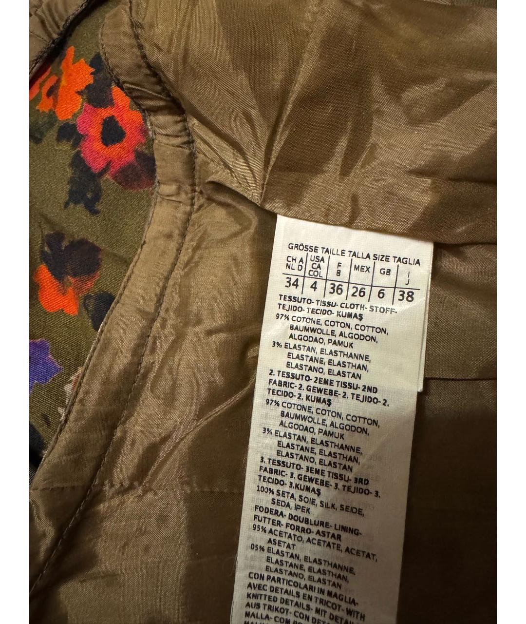 MAX MARA Мульти хлопковое повседневное платье, фото 4