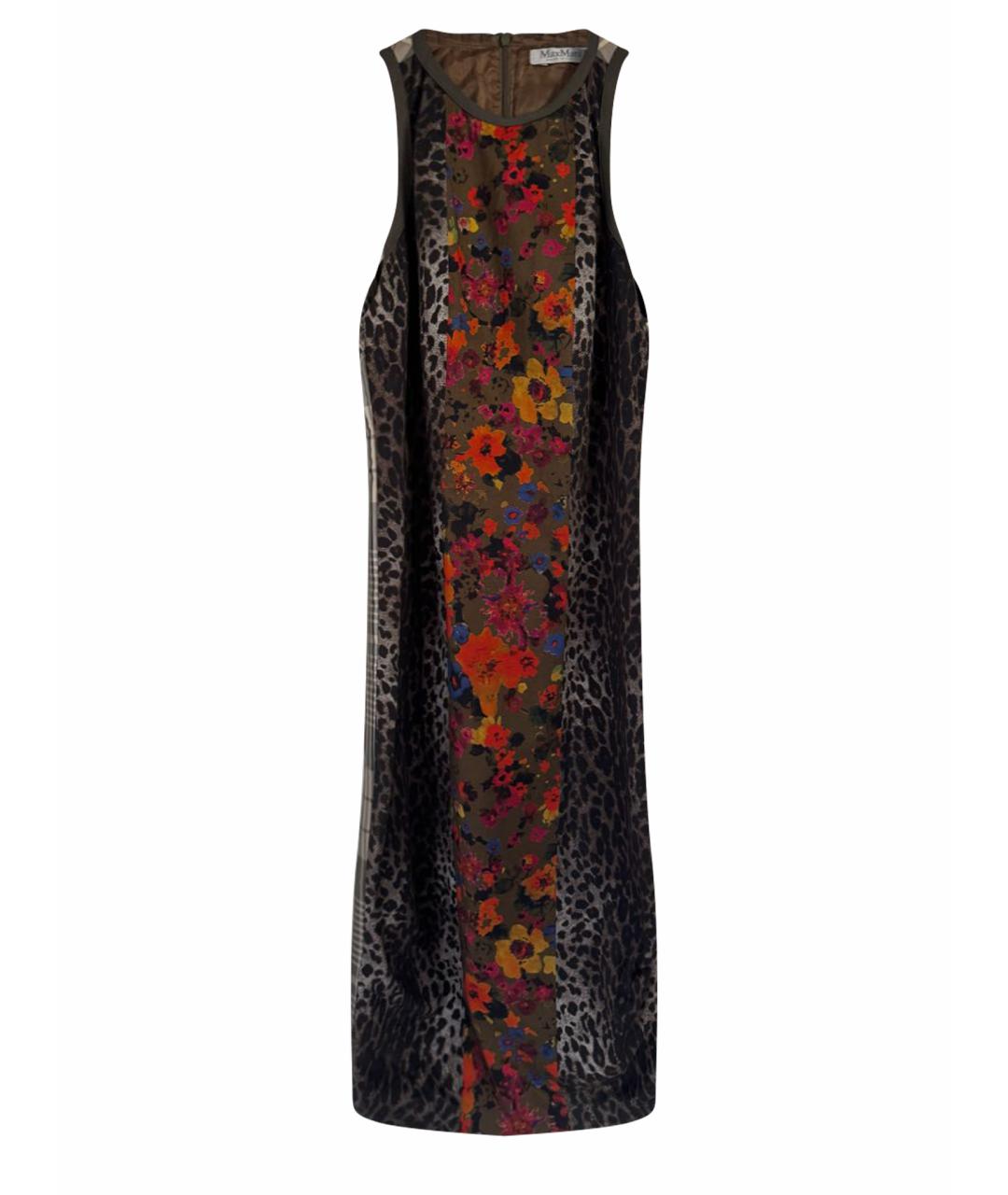 MAX MARA Мульти хлопковое повседневное платье, фото 1