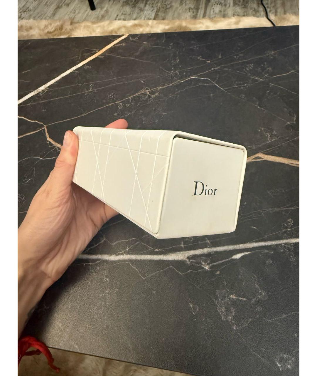 CHRISTIAN DIOR Золотые металлические солнцезащитные очки, фото 5