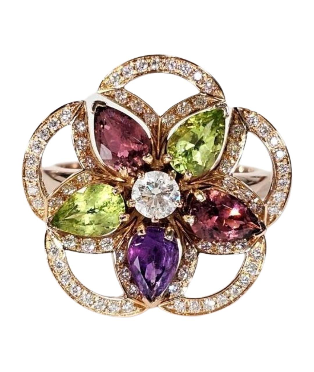 BVLGARI Золотое кольцо из розового золота, фото 1