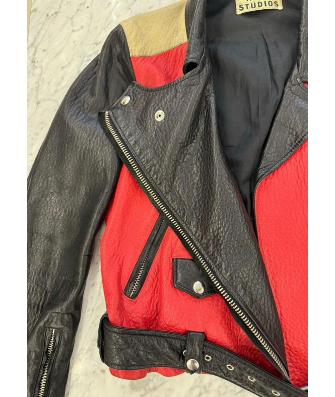 ACNE STUDIOS Мульти кожаная куртка, фото 3