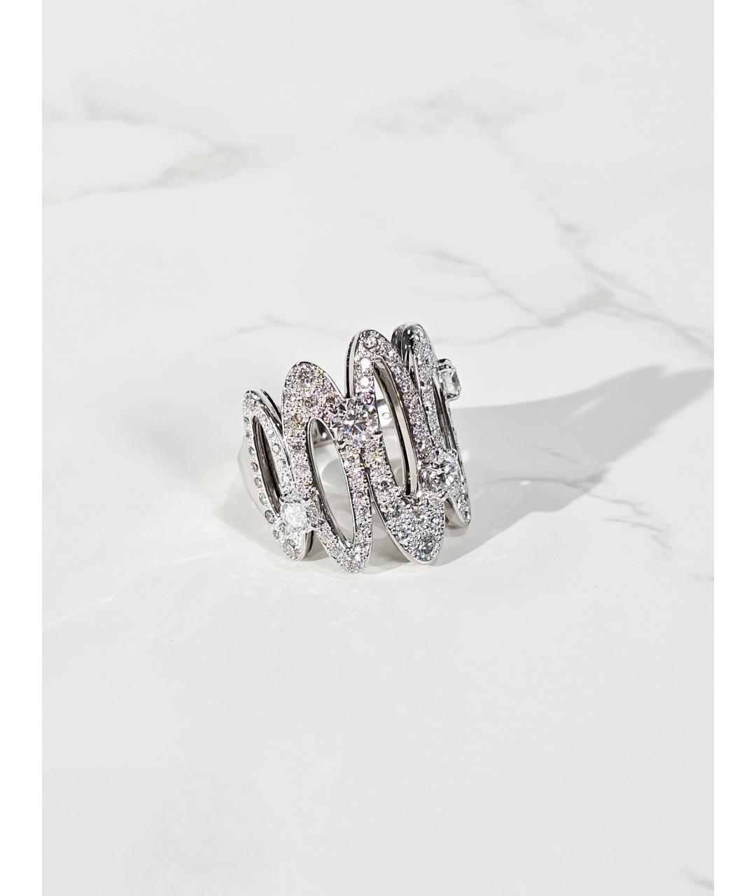 BVLGARI Серебряное кольцо из белого золота, фото 4