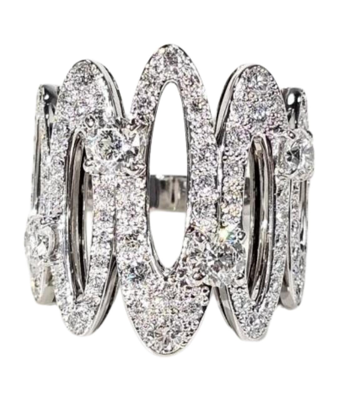 BVLGARI Серебряное кольцо из белого золота, фото 2