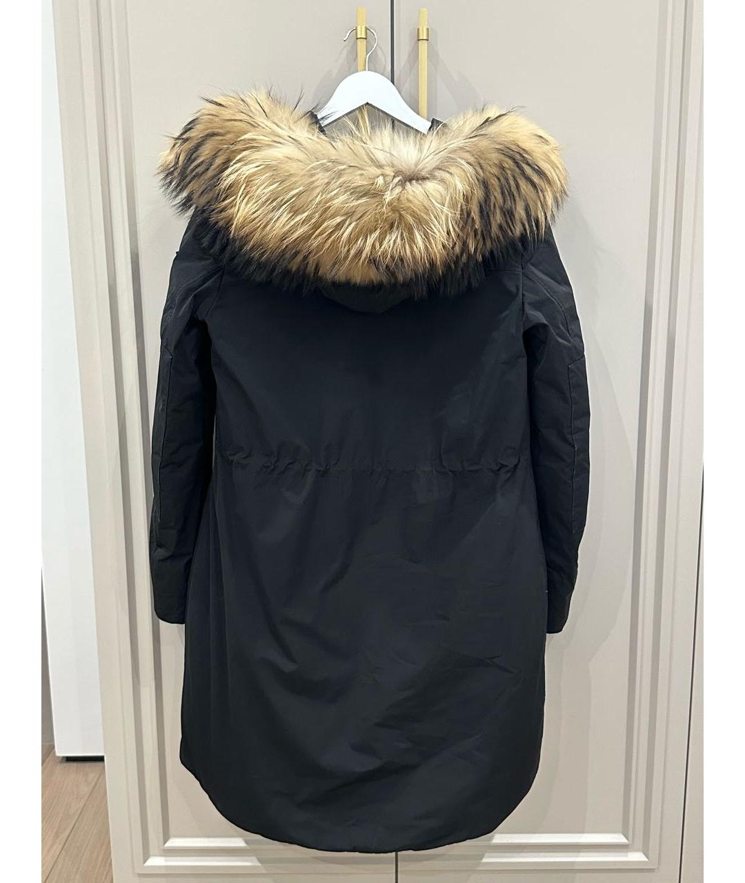 WOOLRICH Черная полиэстеровая парка, фото 2