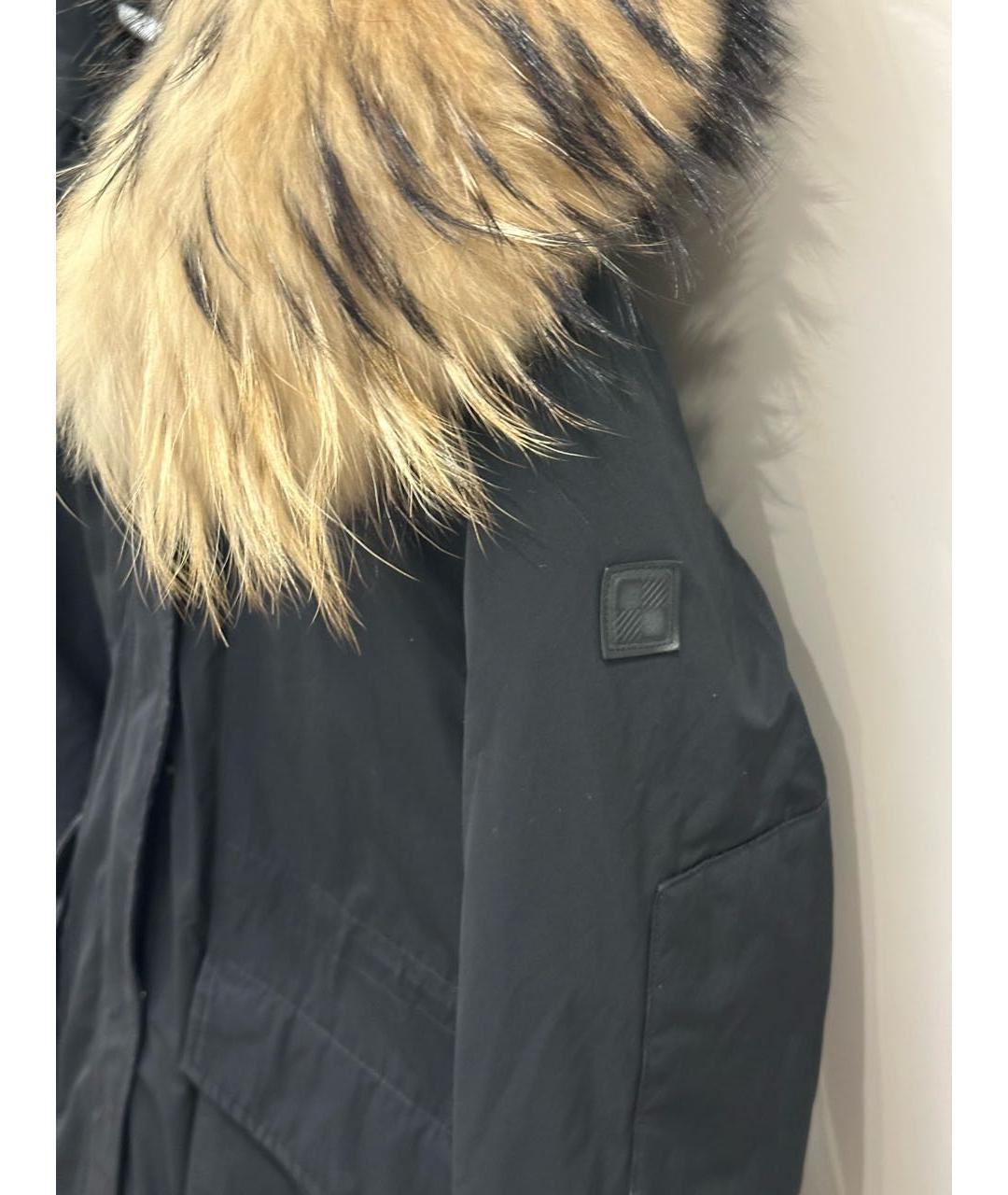 WOOLRICH Черная полиэстеровая парка, фото 4