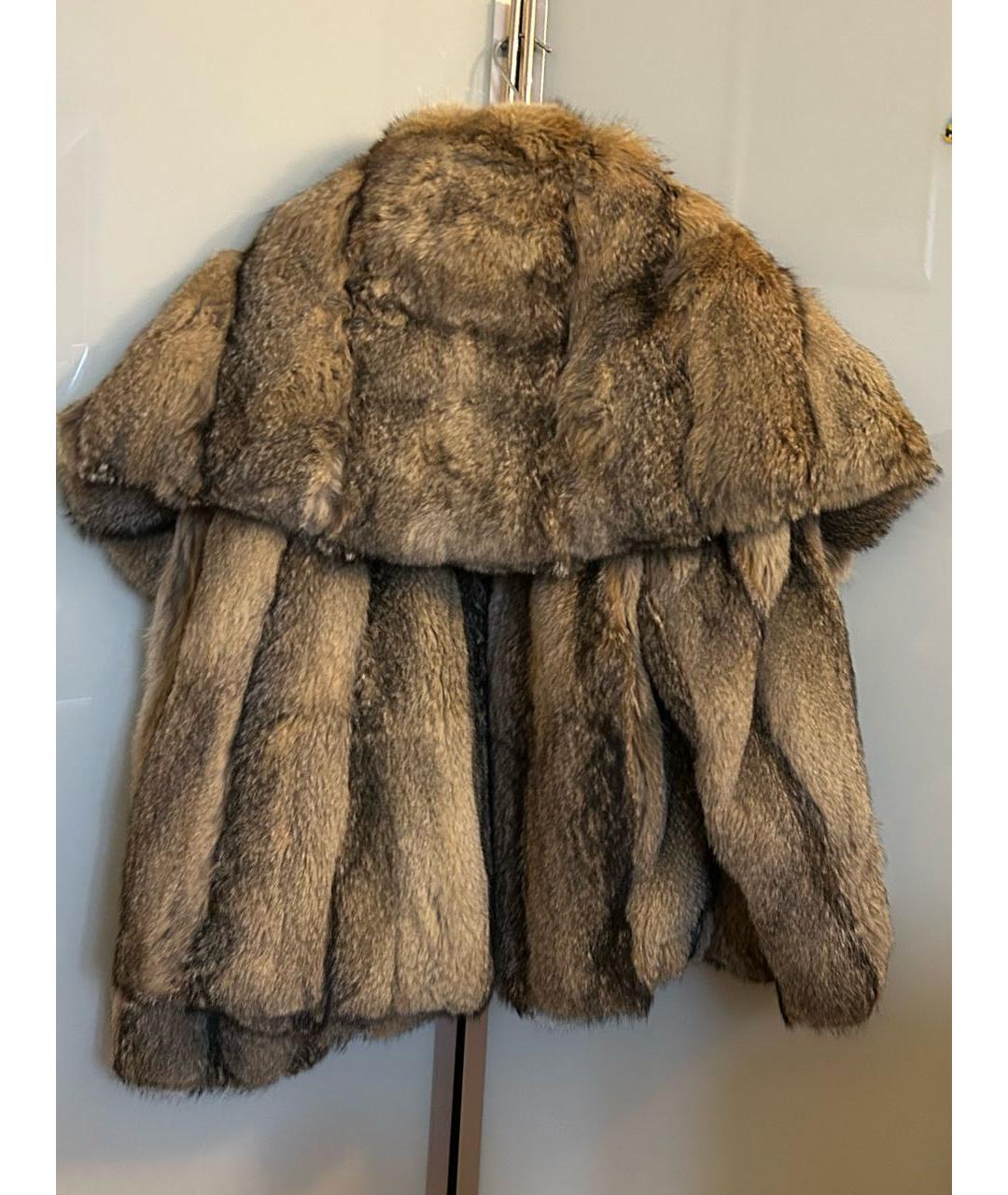 UNGARO Коричневая меховая шуба, фото 2