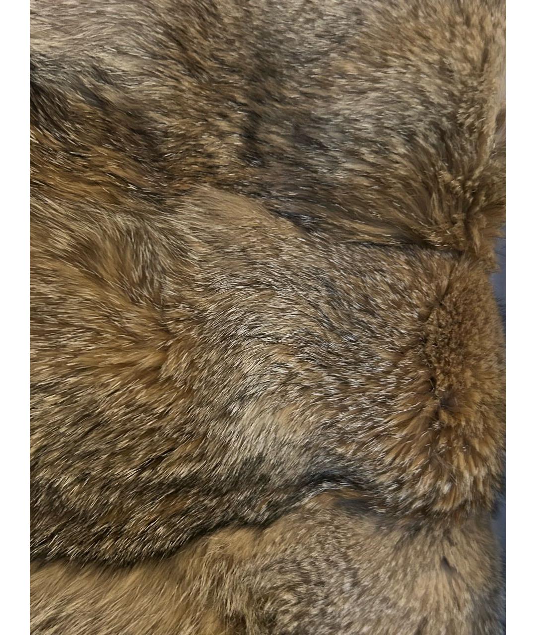 UNGARO Коричневая меховая шуба, фото 4