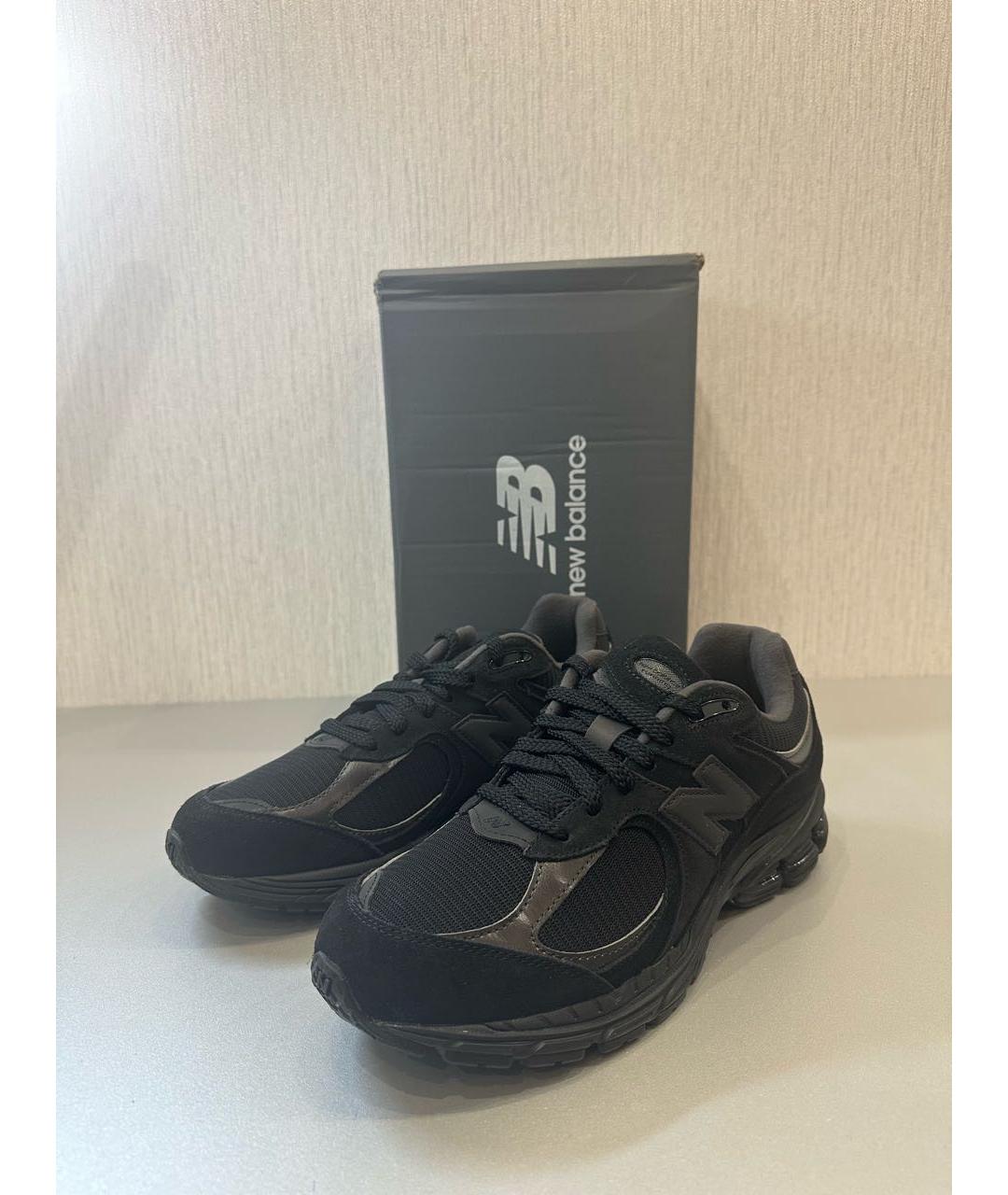 NEW BALANCE Черные текстильные низкие кроссовки / кеды, фото 3