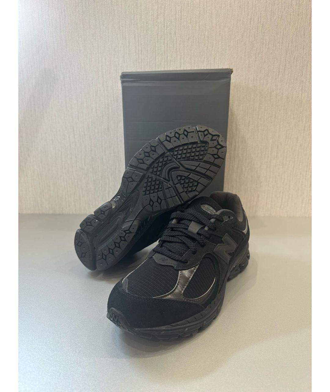 NEW BALANCE Черные текстильные низкие кроссовки / кеды, фото 5