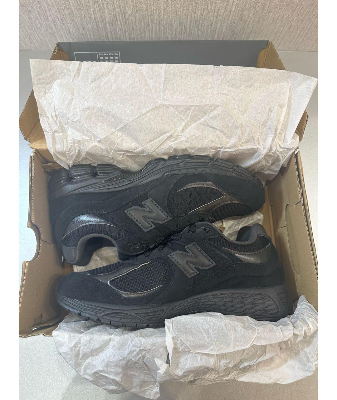 NEW BALANCE Черные текстильные низкие кроссовки / кеды, фото 7