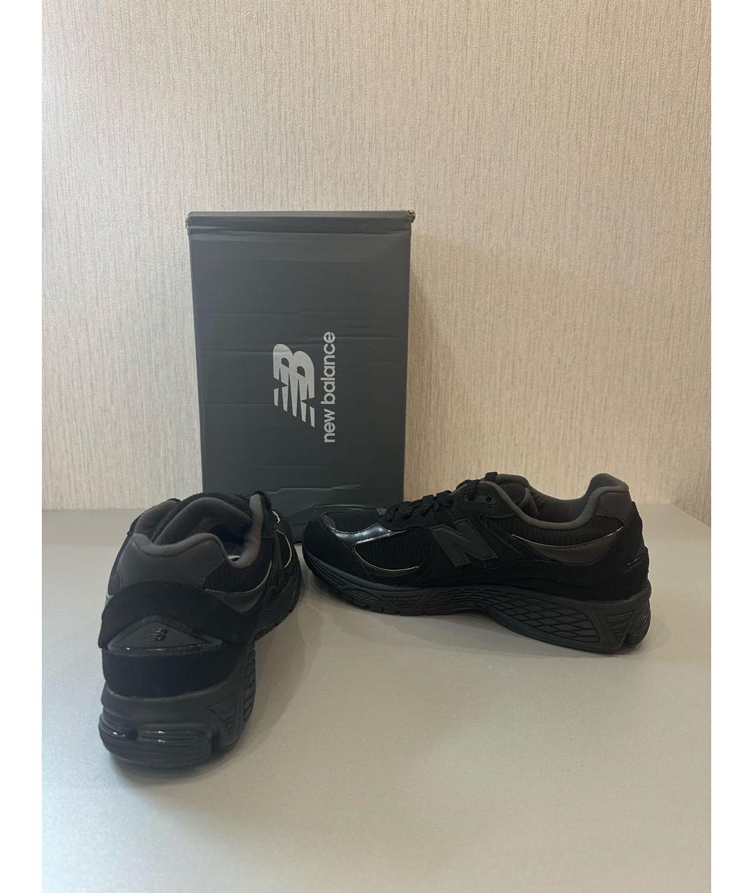 NEW BALANCE Черные текстильные низкие кроссовки / кеды, фото 6