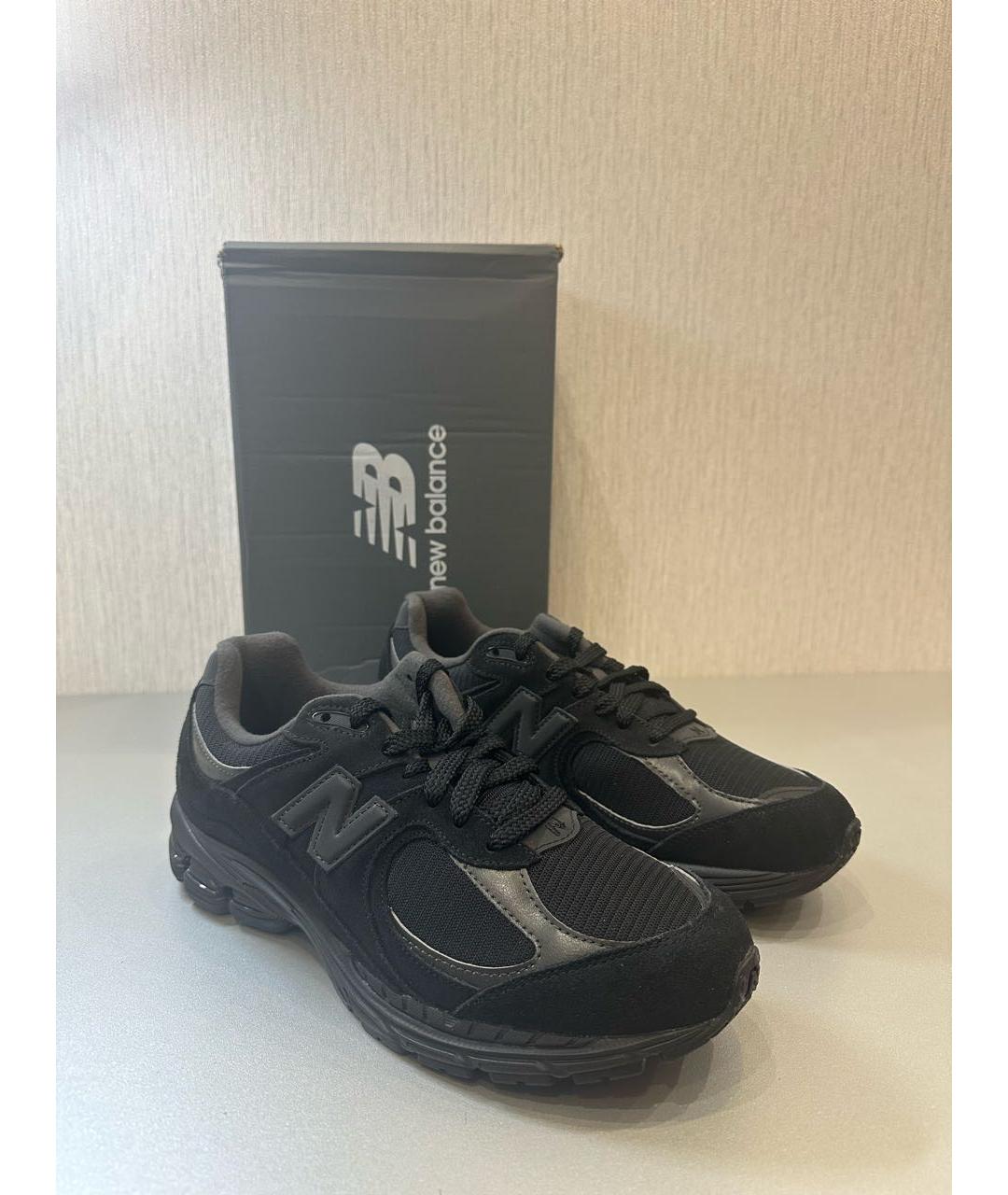 NEW BALANCE Черные текстильные низкие кроссовки / кеды, фото 2