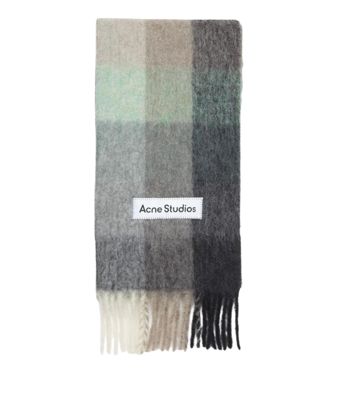 ACNE STUDIOS Мульти шерстяной шарф, фото 1