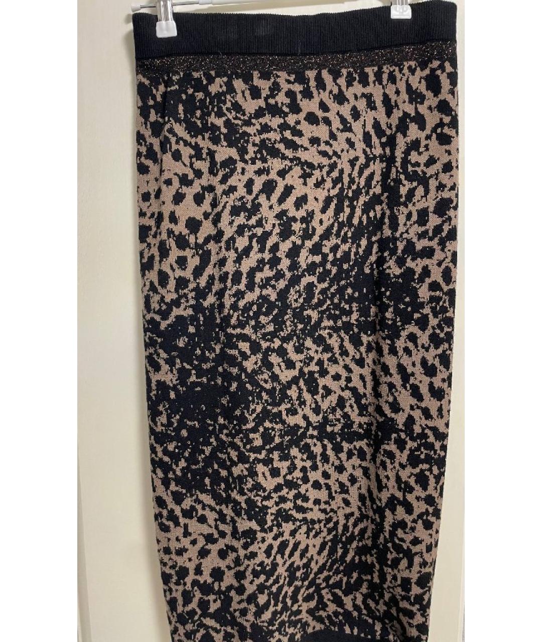 LIU JO Коричневая юбка макси, фото 2