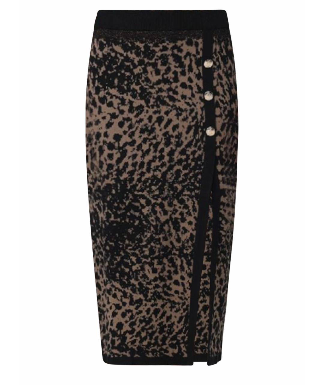 LIU JO Коричневая юбка макси, фото 1