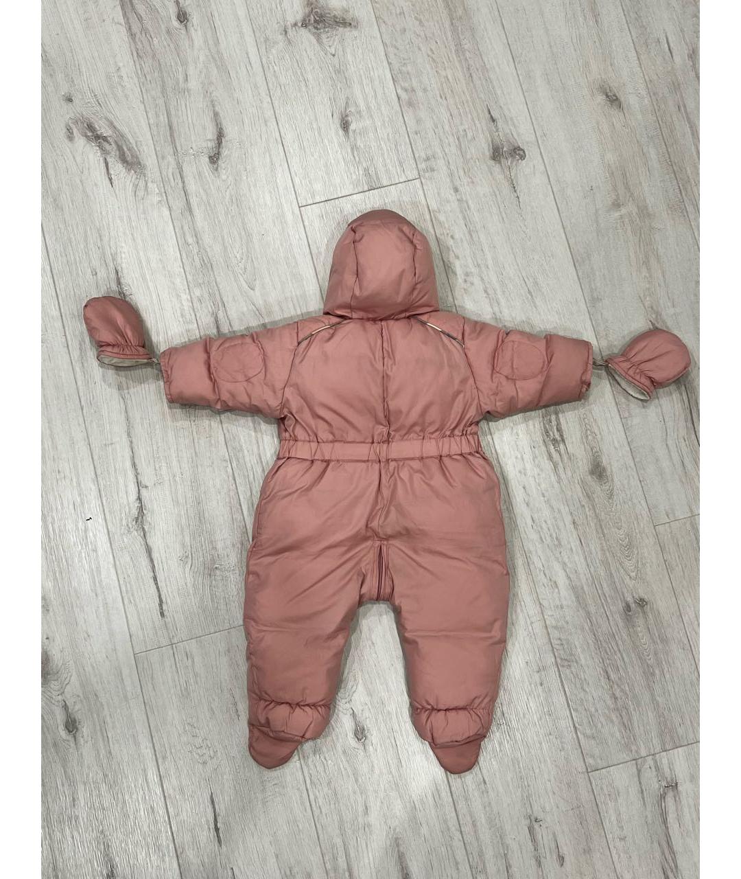 BURBERRY KIDS Розовый комбинезон, фото 2