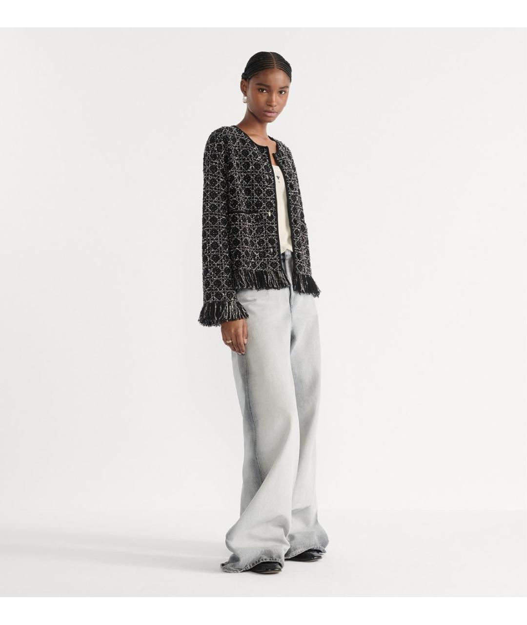 CHRISTIAN DIOR Серые хлопковые брюки широкие, фото 2