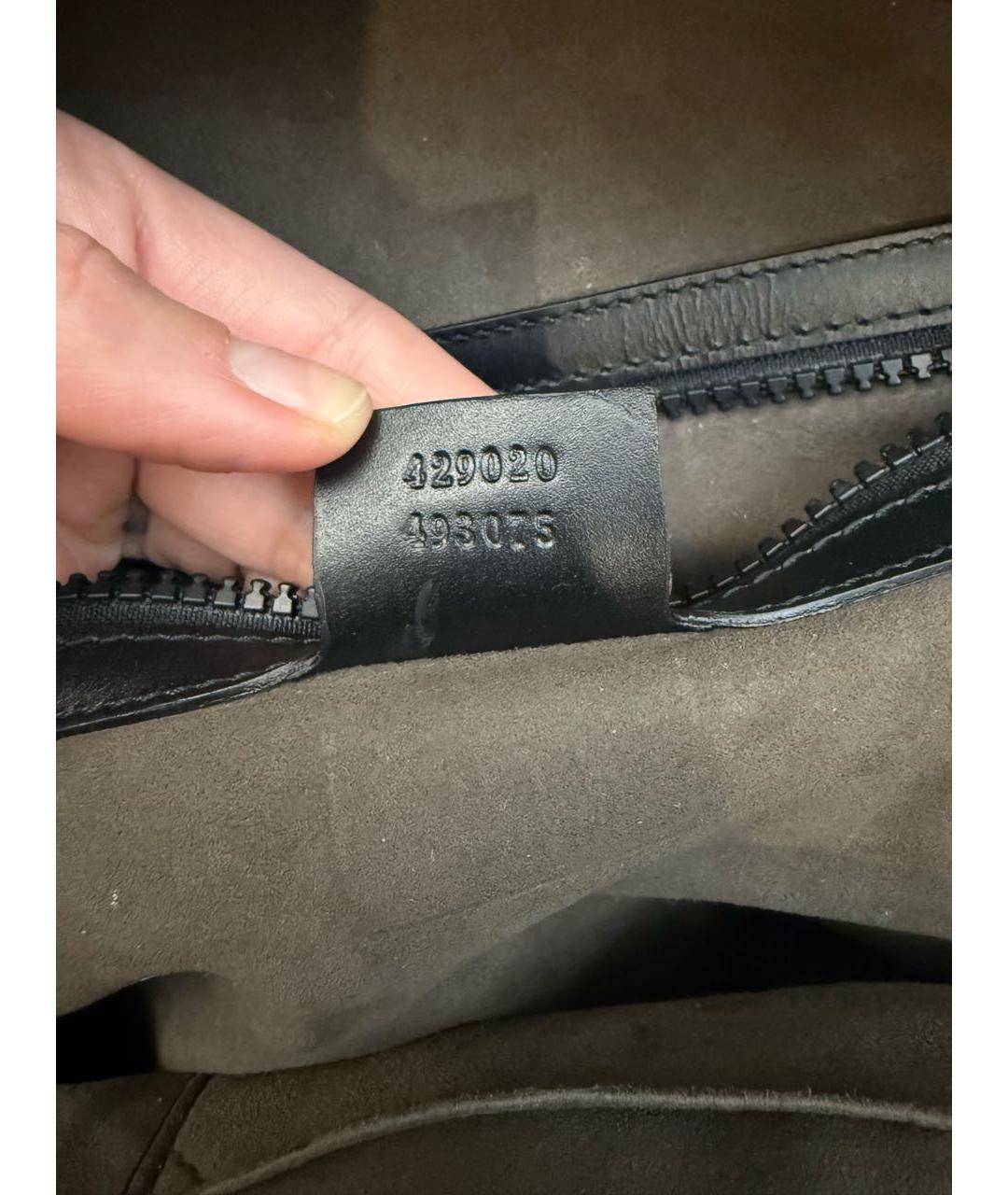 GUCCI Хаки кожаный рюкзак, фото 5