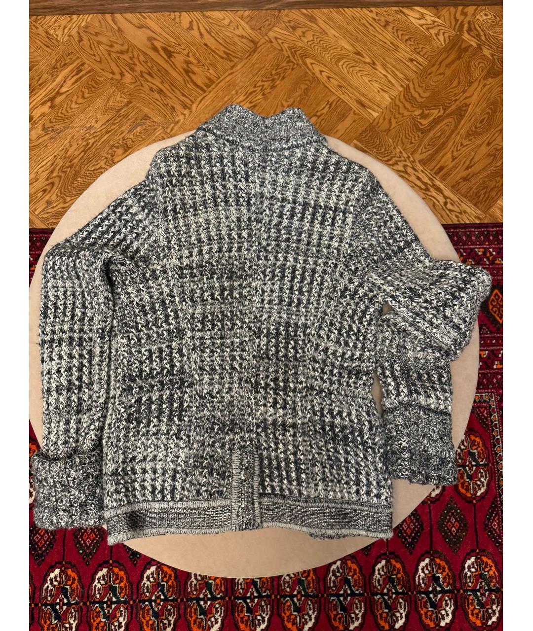 CHANEL Серый кашемировый кардиган, фото 2