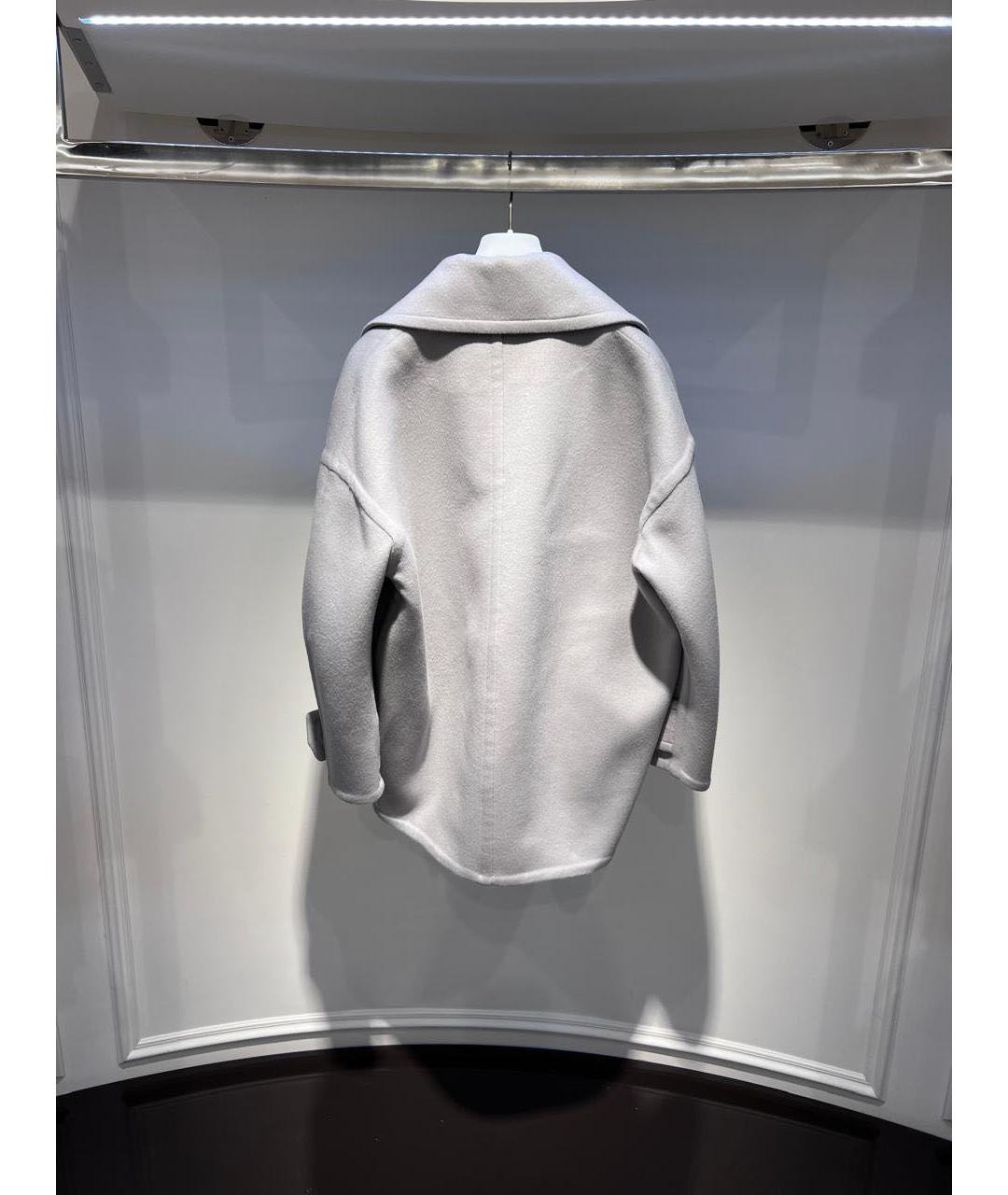 LOEWE Серое шерстяное пальто, фото 3