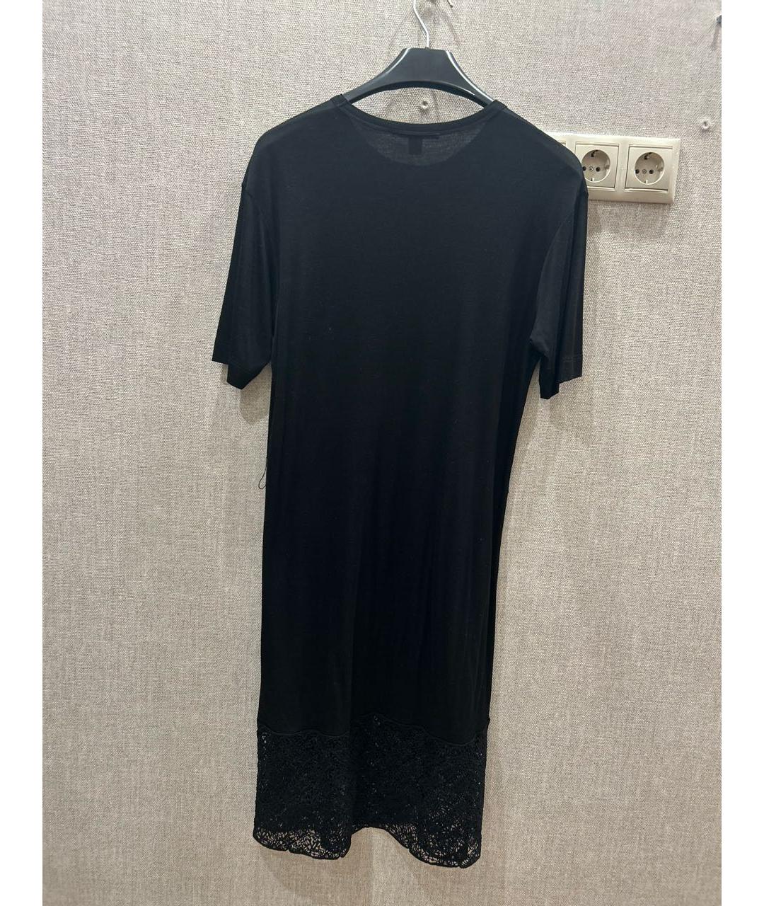 LOUIS VUITTON Черное вискозное повседневное платье, фото 2