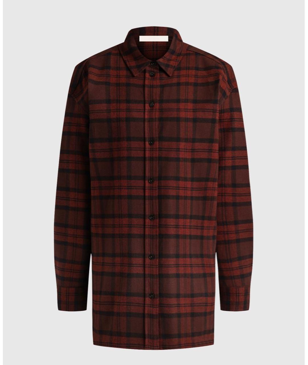 12 STOREEZ Красная хлопковая рубашка, фото 6