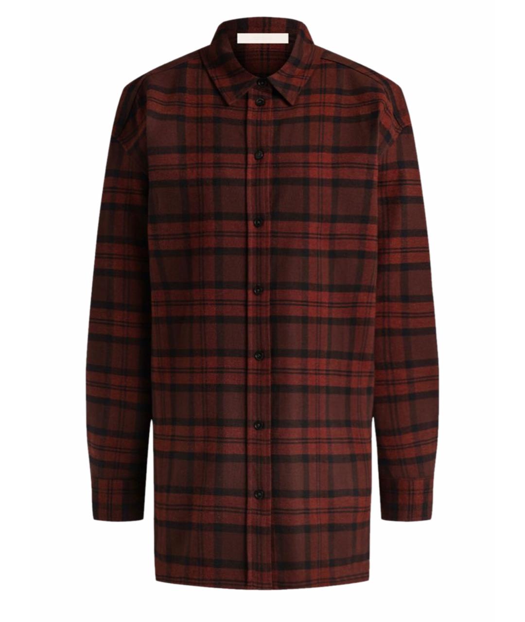 12 STOREEZ Красная хлопковая рубашка, фото 1