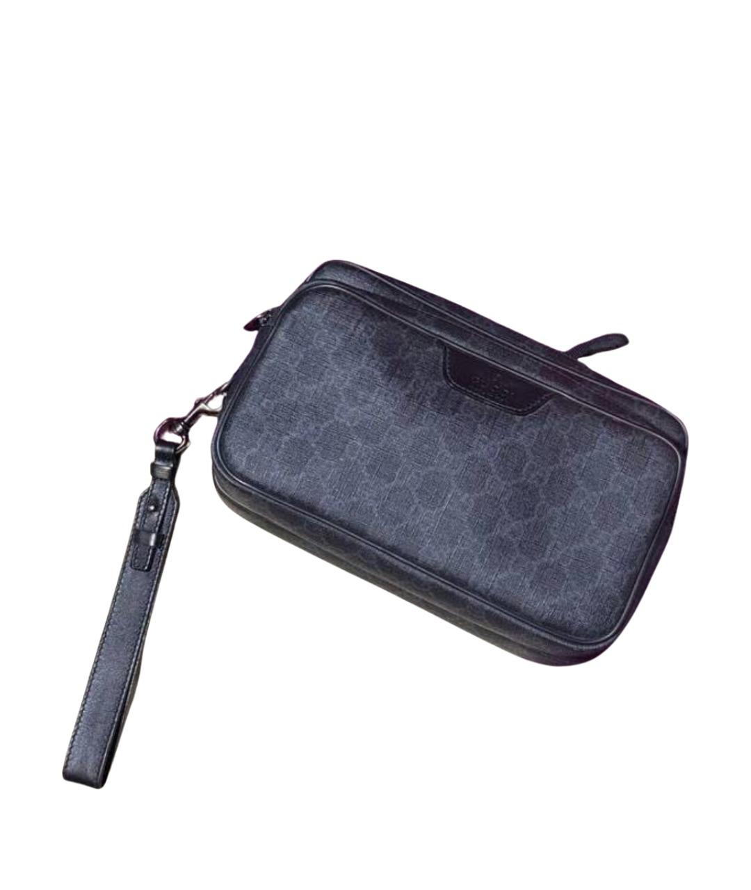 GUCCI Черная барсетка, фото 1