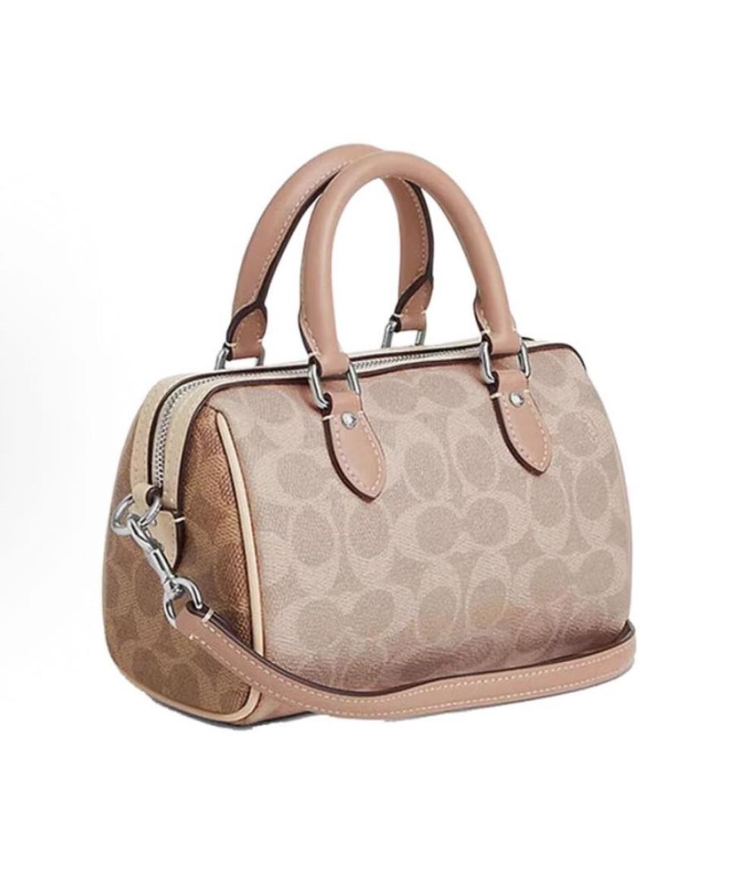 COACH Мульти кожаная сумка с короткими ручками, фото 3