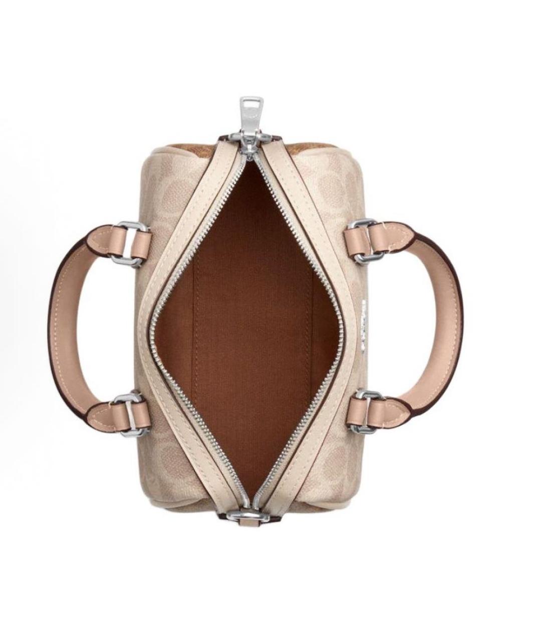 COACH Мульти кожаная сумка с короткими ручками, фото 4