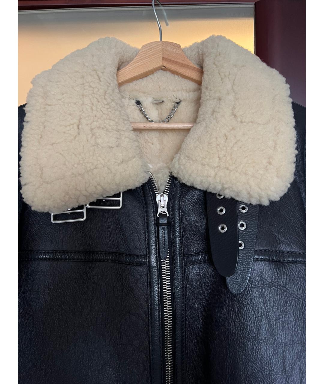 BURBERRY Коричневая кожаная дубленка, фото 4