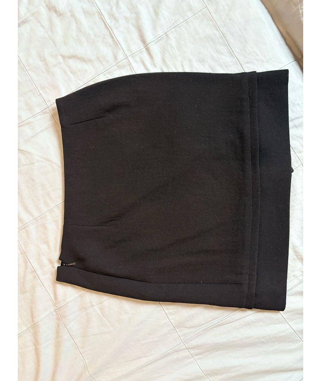 VERSACE Черная юбка мини, фото 4