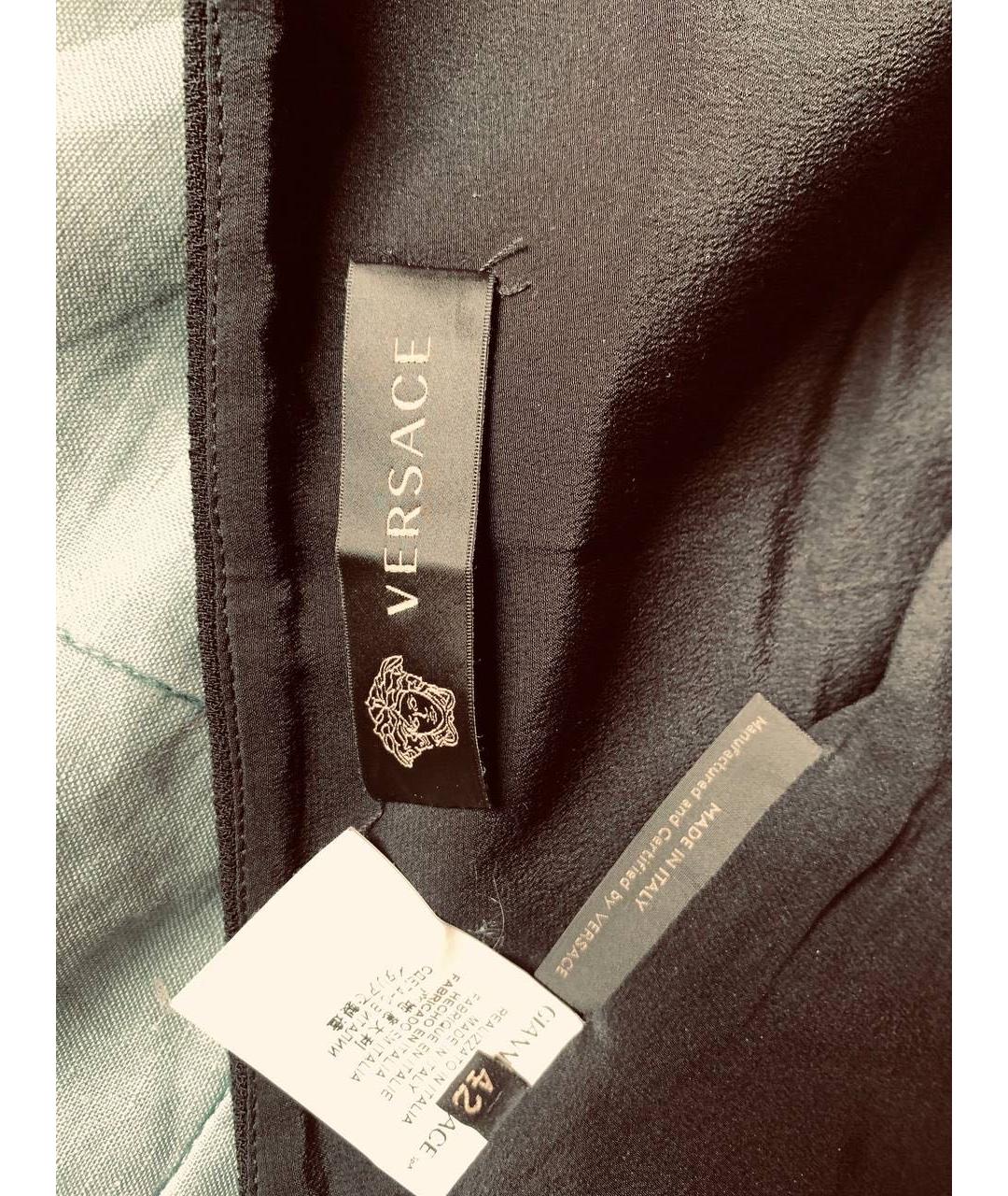 VERSACE Черная юбка мини, фото 2