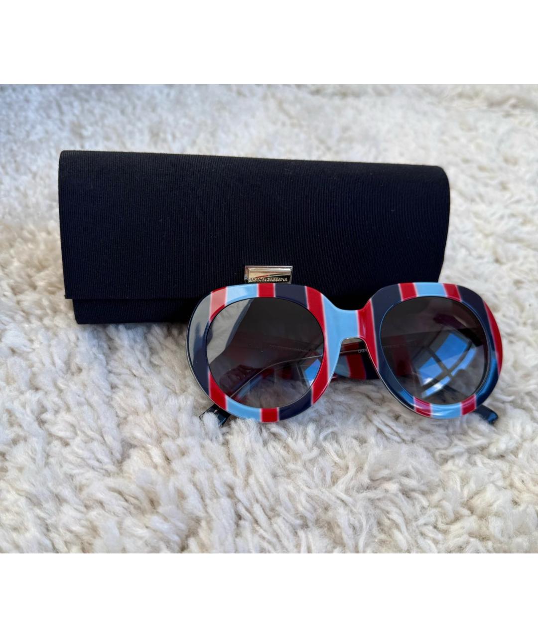 DOLCE&GABBANA Мульти пластиковые солнцезащитные очки, фото 4