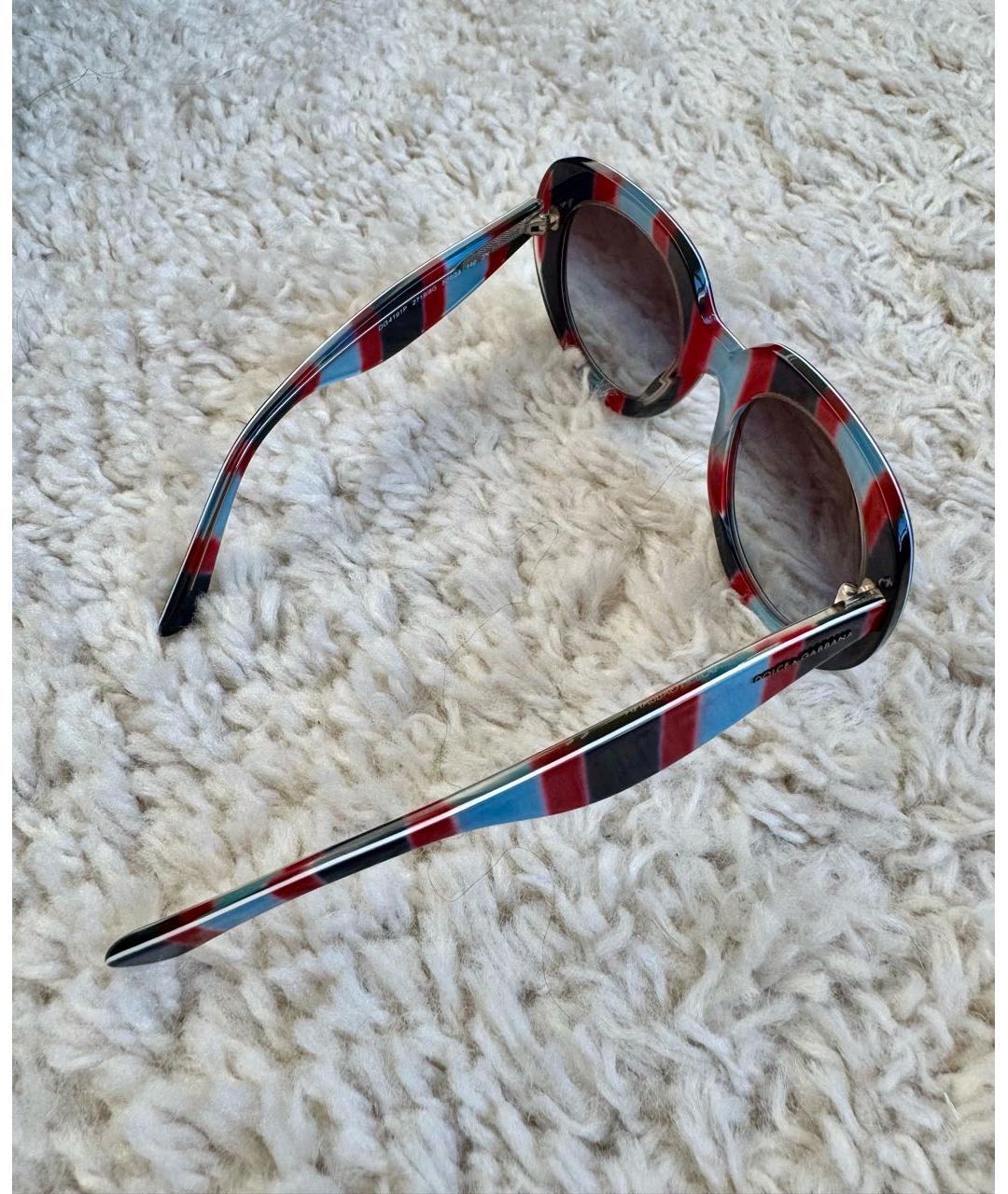 DOLCE&GABBANA Мульти пластиковые солнцезащитные очки, фото 2