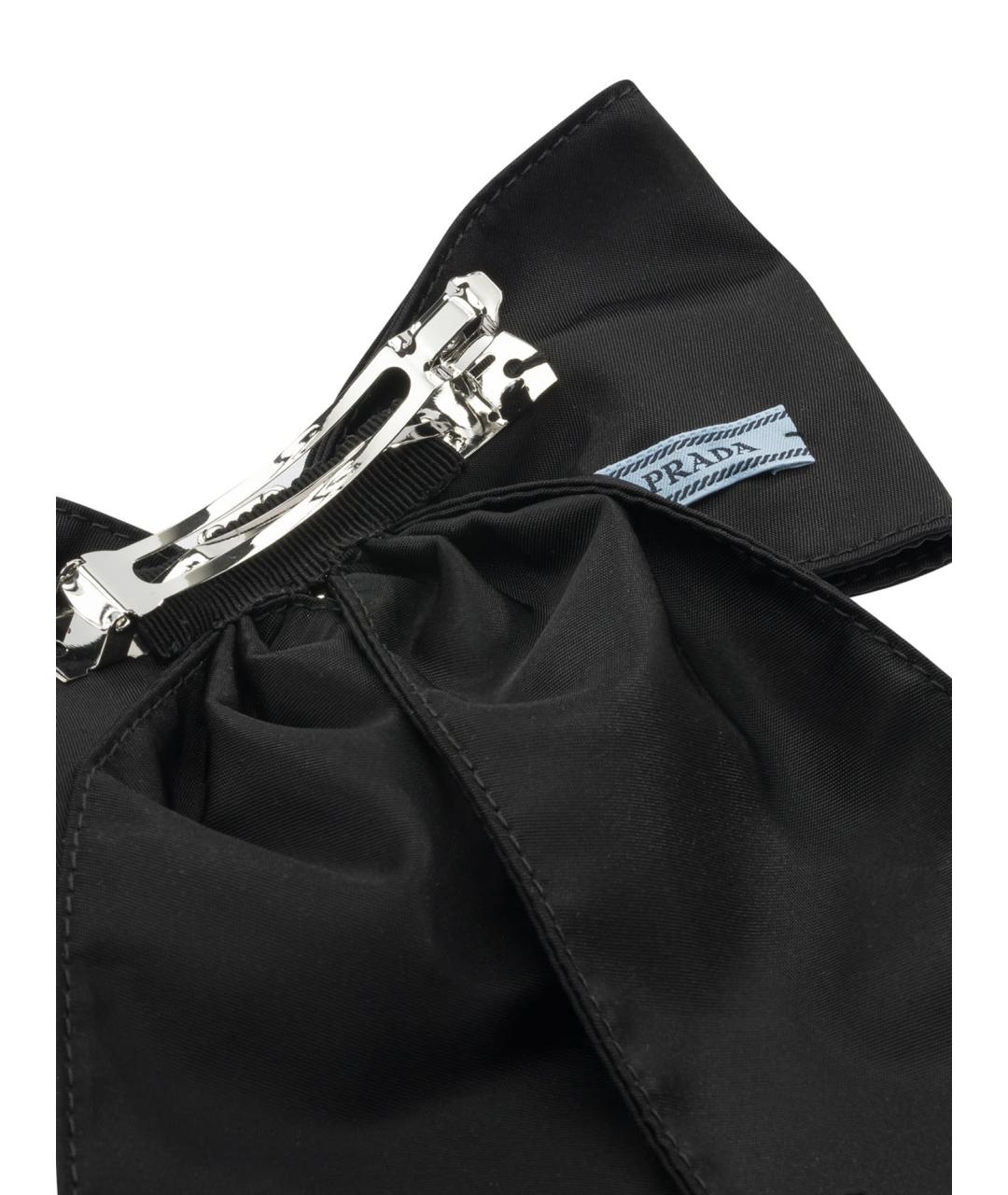 PRADA Черная заколка, фото 2